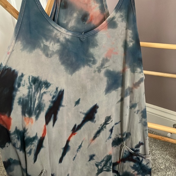 Free People Hot Shot Mini Dress in 🔥 Custom Tie Dye 🔥 - Picture 3 of 10